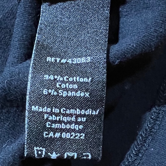 Jessica - Long Sleeve Black Cotton Shirt - Size M (10-12) - Picture 3 of 4